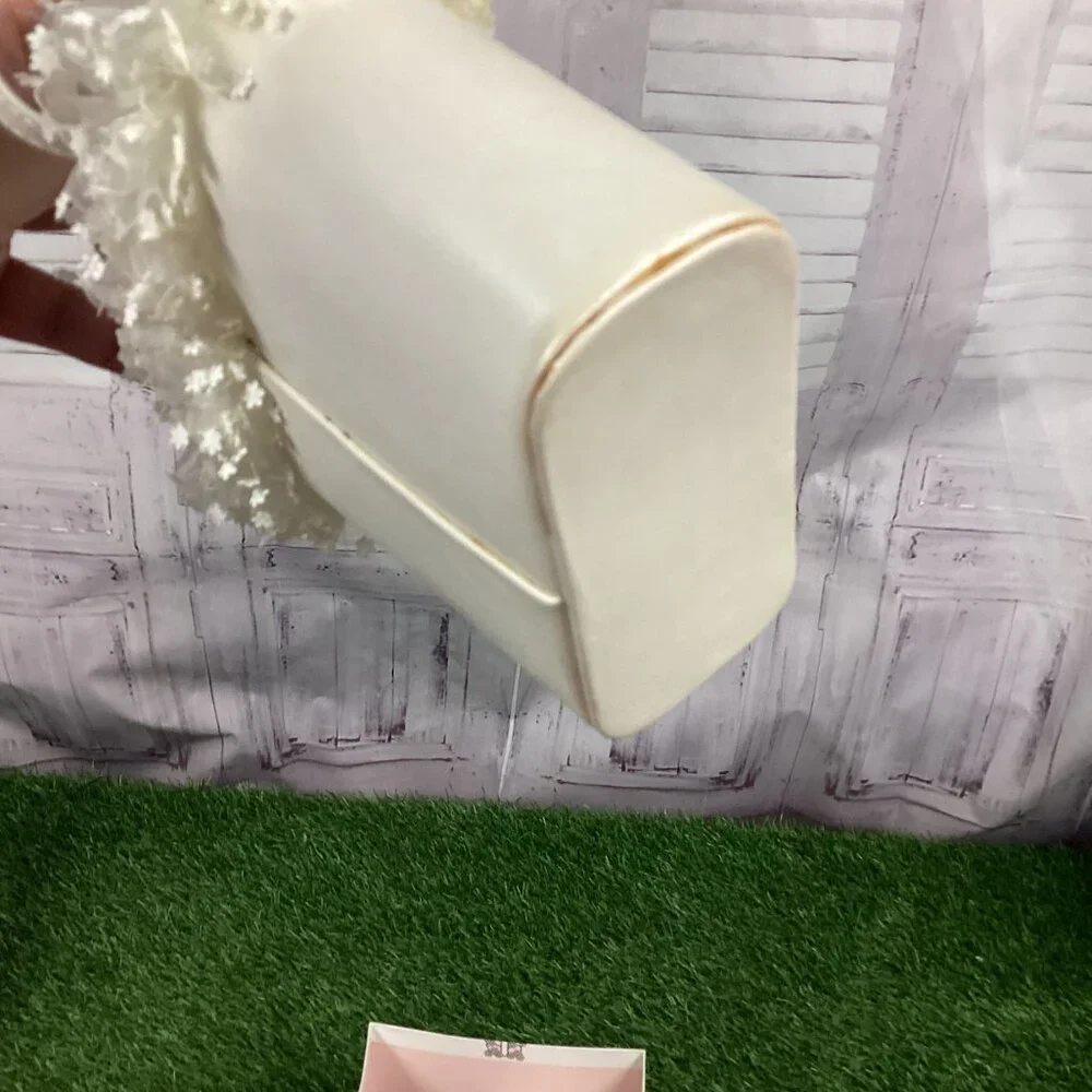 Vintage Girls White Dress Shoes and Purse New 9 Toddler